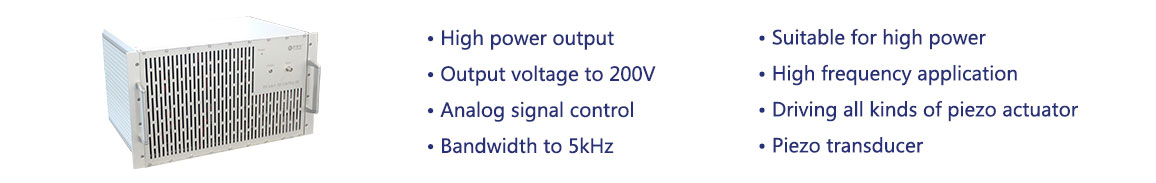 CoreMorrow E81.A1K-I Piezo Amplifier outputing 200V voltage