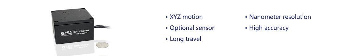 XD611.XYZ500 Piezo Nanopositioning Stage
